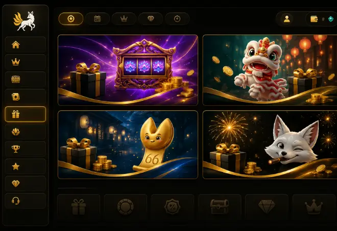 Promotions de casino avec cadeaux, jeux et récompenses